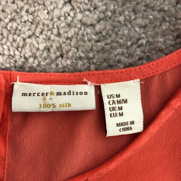 Mercer & Madison Sleeveless Blouse Size M - Picture 3 of 3
